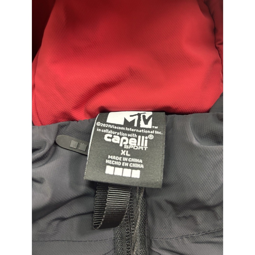MTV Capelli Sport Women's XL Track Jacket Zip Black Hooded - Picture 8 of 9